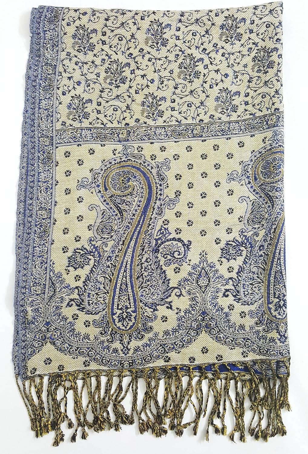 Reversible Double Sided Woolen Stole/Large Scarf Wrap – Unisex