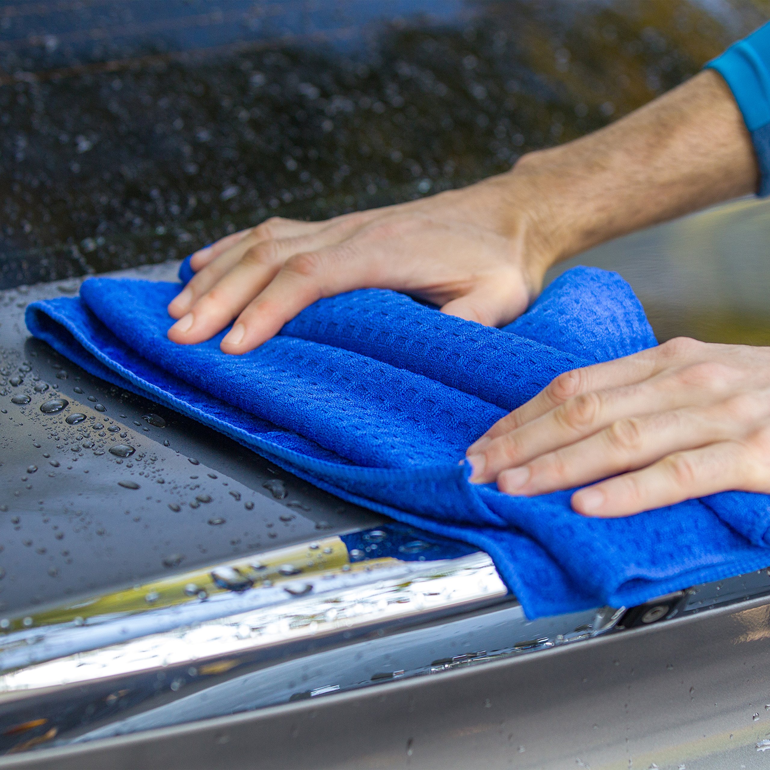 Amazon.com: Viking Car Care 912400 Waffle Weave Drying Towel - 7