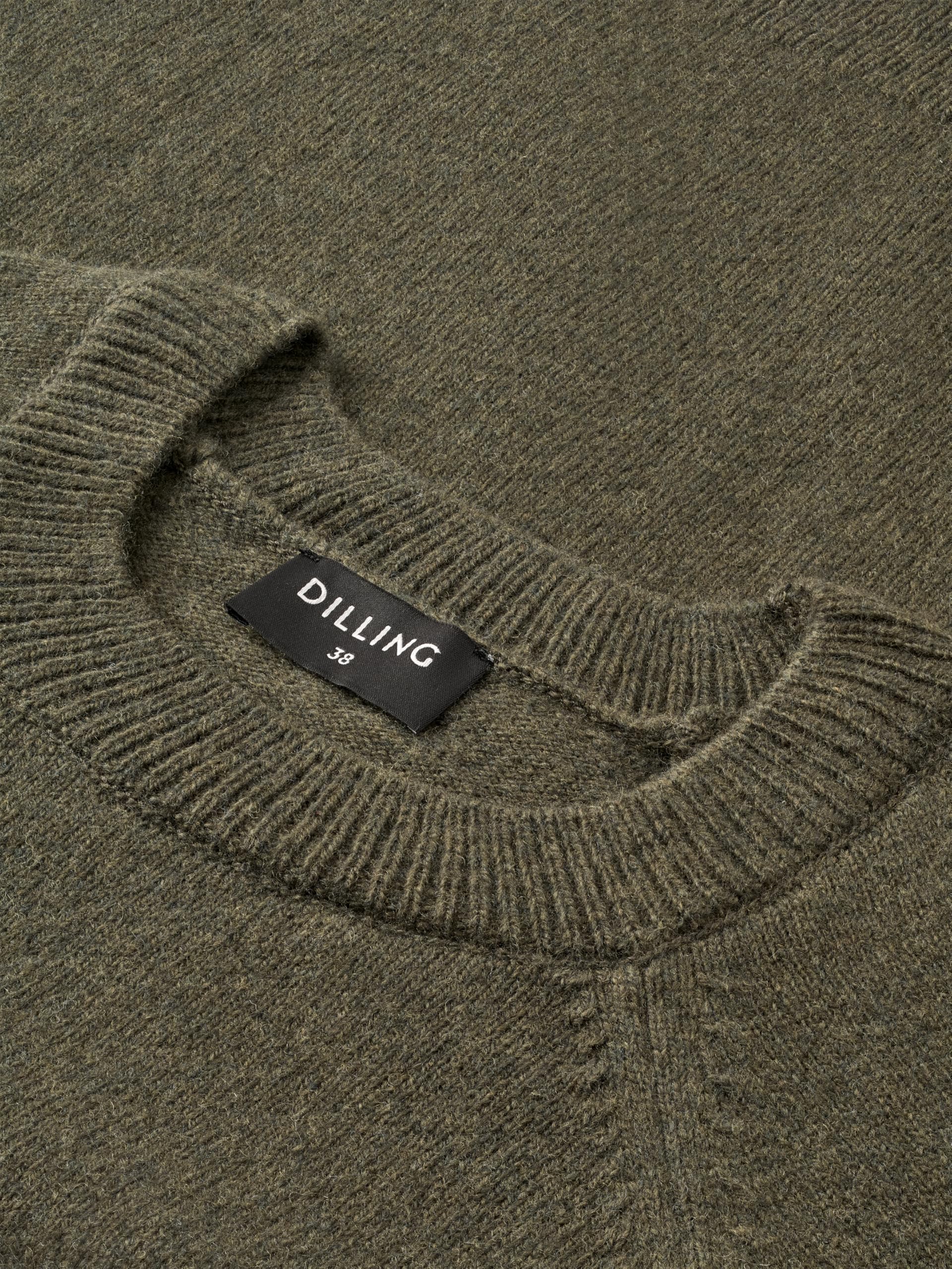 Dilling Damen-Pullover aus Lammwolle mit halben Ärmeln