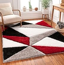 Carpet collection Modern Soft Shaggy Rugs Fluffy Home Decorative for Living Room 2-inch Thick Carpet [Size 4x6 feet]