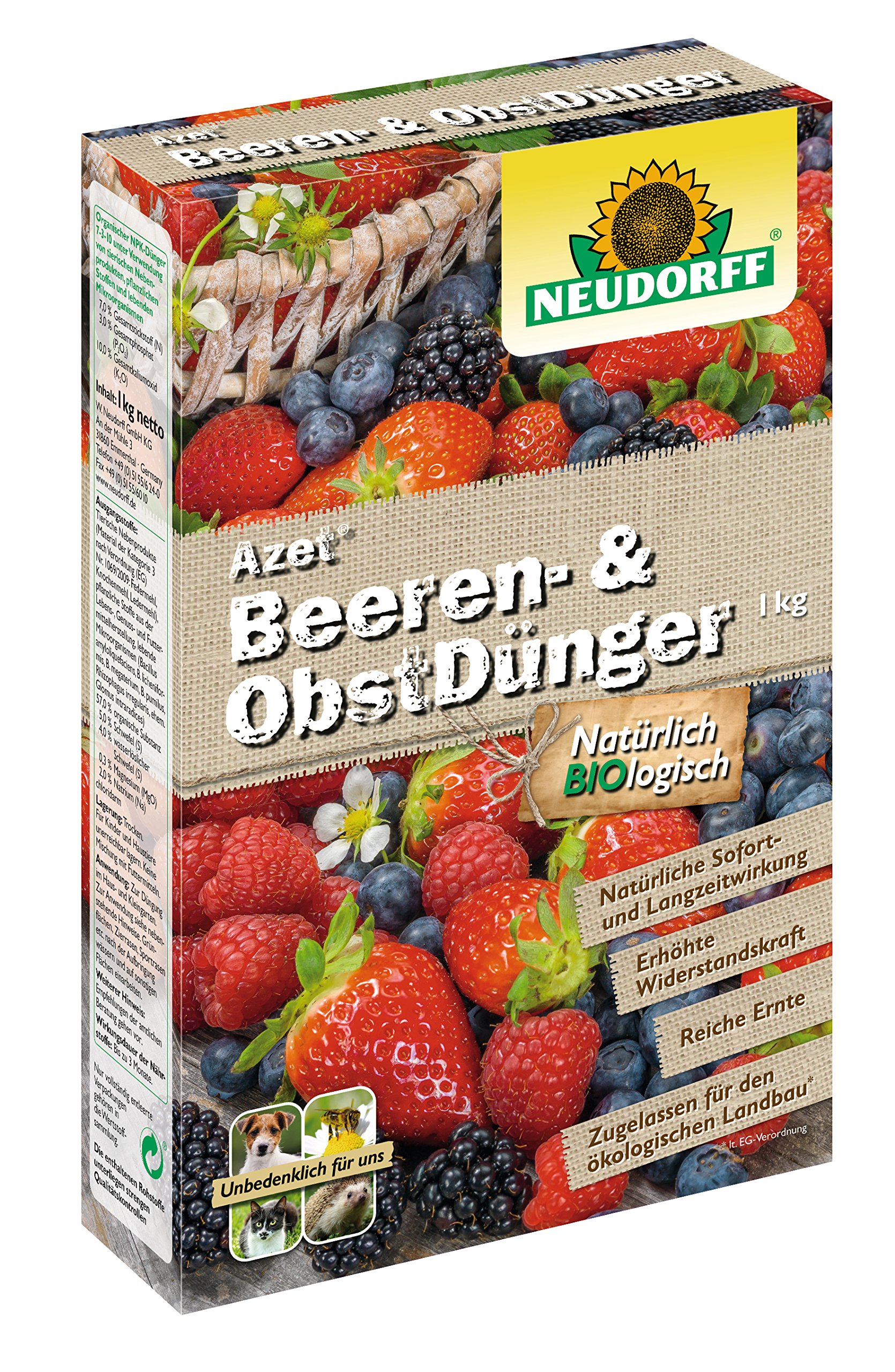 Azet – Frutas y Bayas de Abono, 1 kg