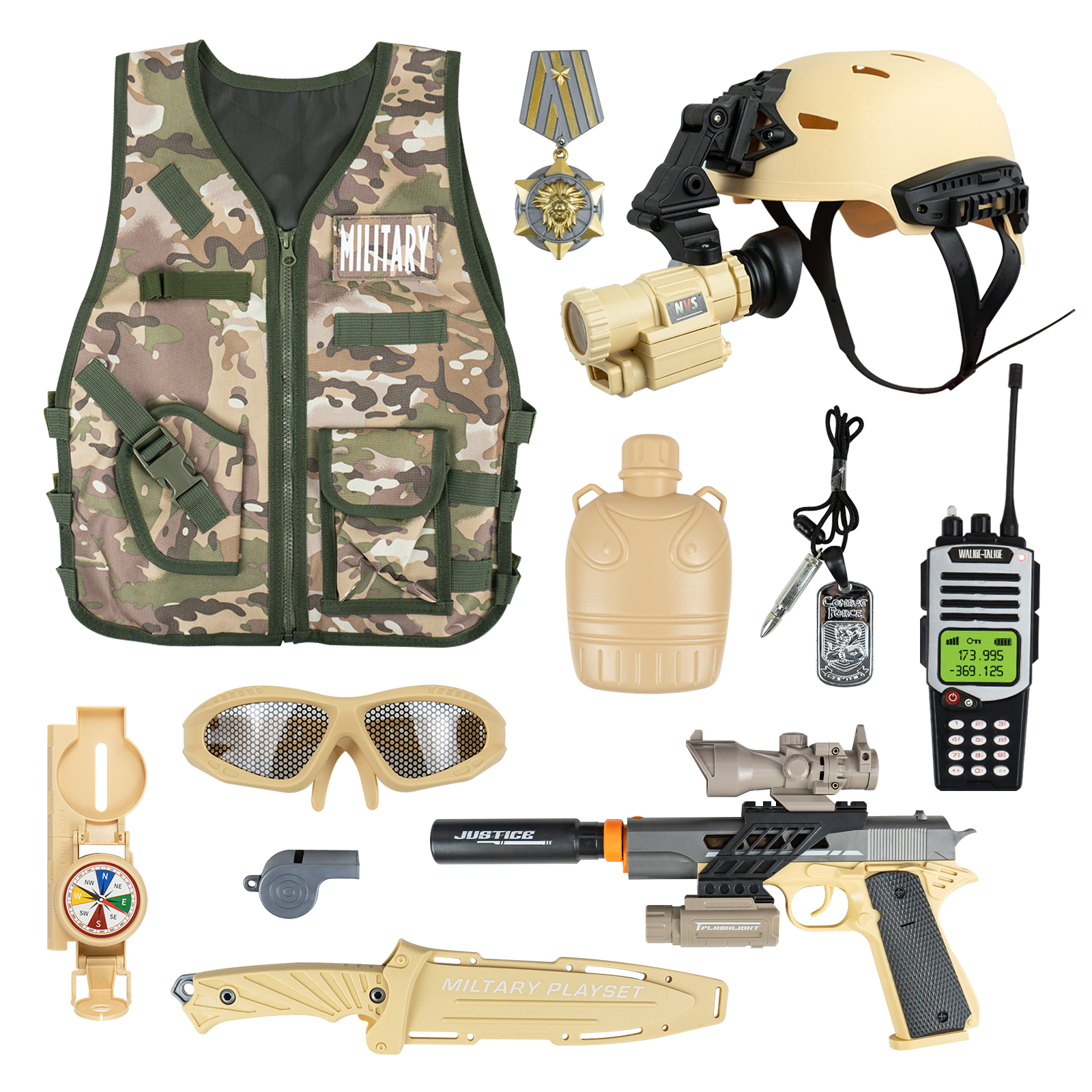 Gilet militaire camouflé pour enfants