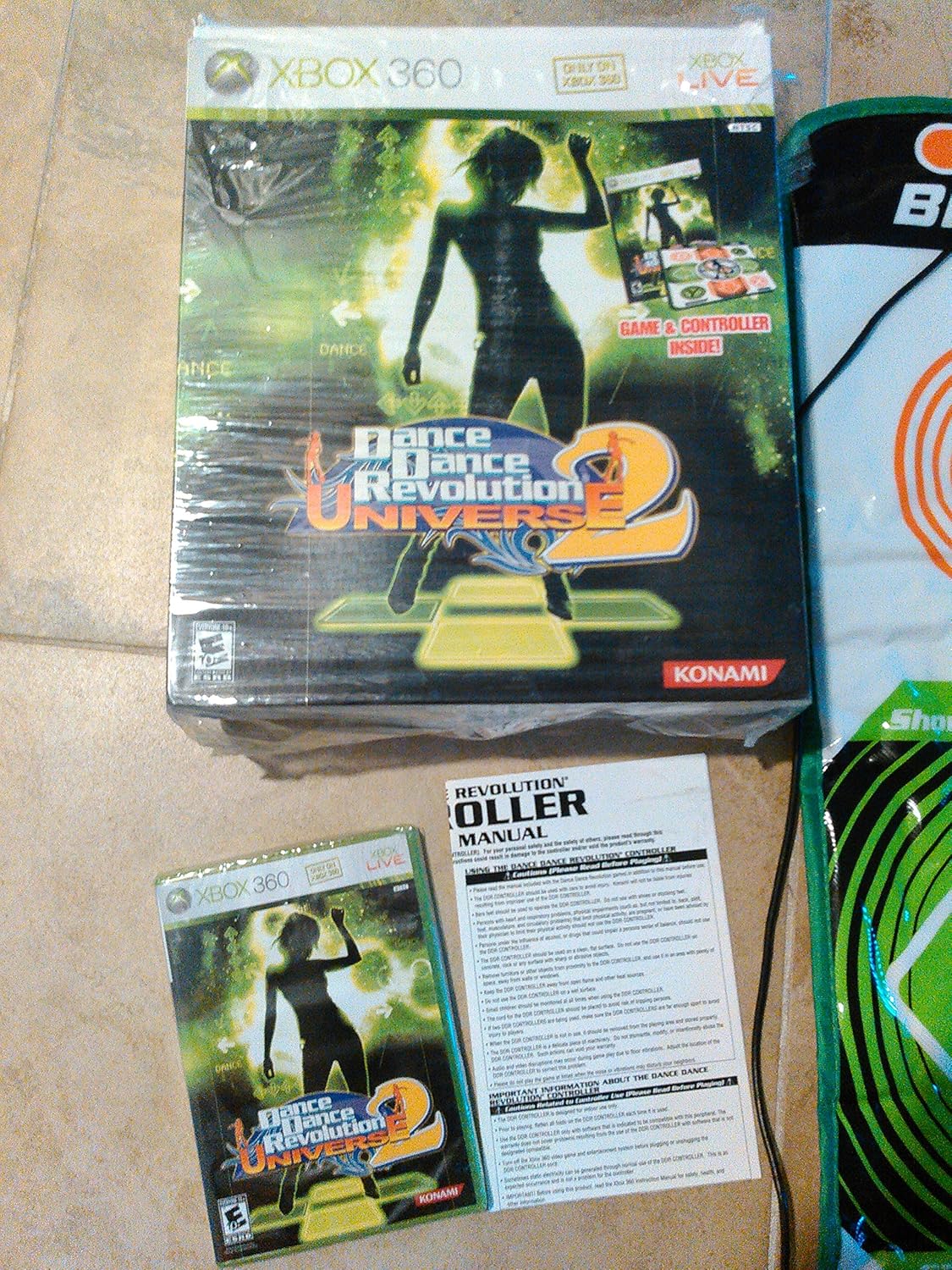 Dance Dance Revolution Universe 2 Bundle (with Dance Mat) -Xbox 360 (Renewed)