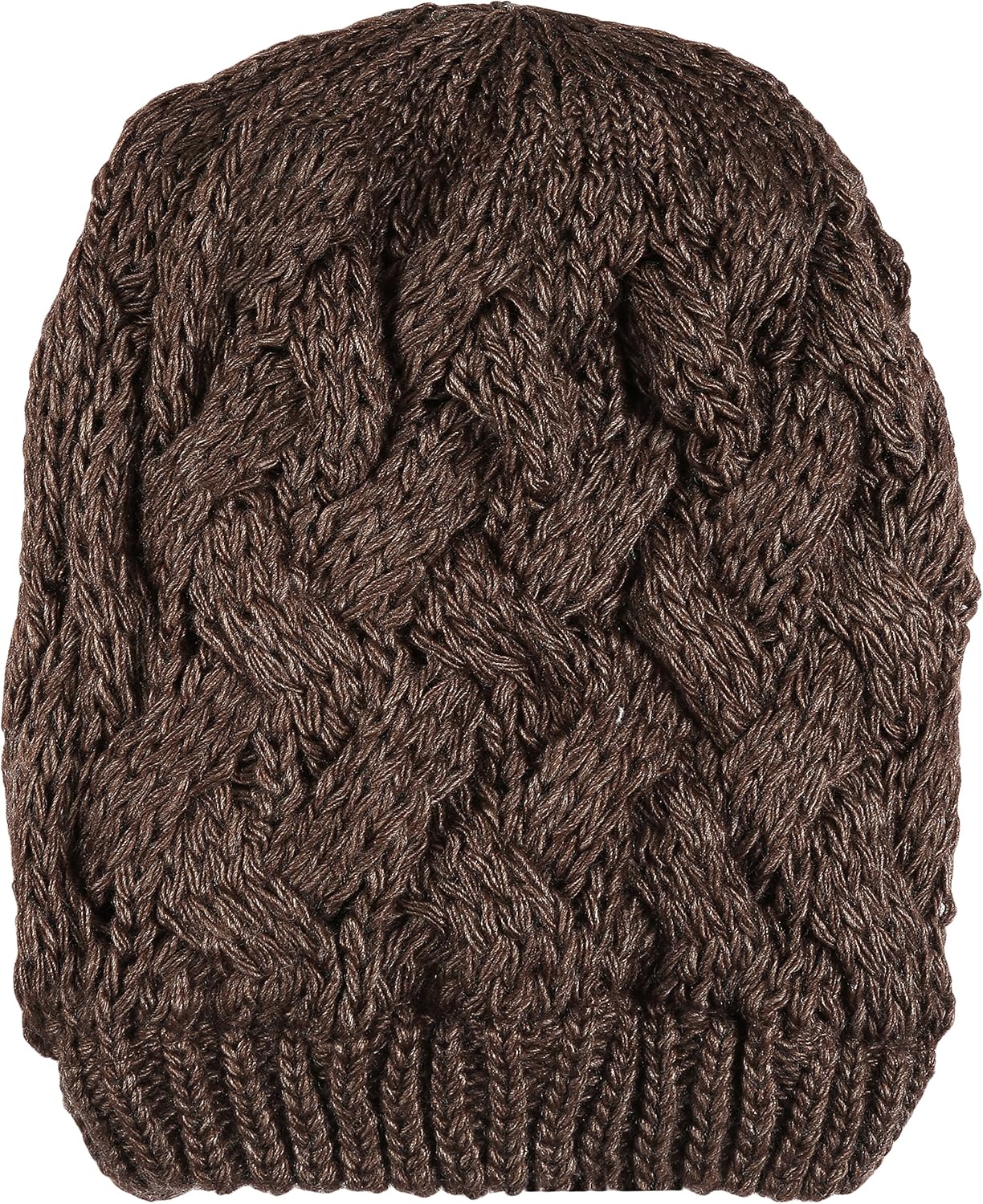 Lilax Women Cable Knit Slouchy Chunky Oversized Soft Warm Winter Beanie Hat - Image 3