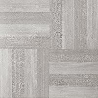 Vista 1 de Azulejos de vinilo Home Decor Nexus de Achim, autoadhesivos, de 30,5 cm, 20 azulejos de 30,5 x 30,5 cm, patrón de madera gris ceniza - Suelo