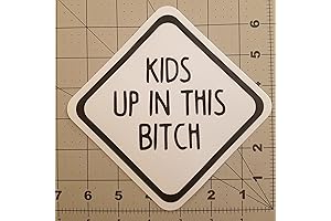 Kids up in This Bitch Die Cut Sticker