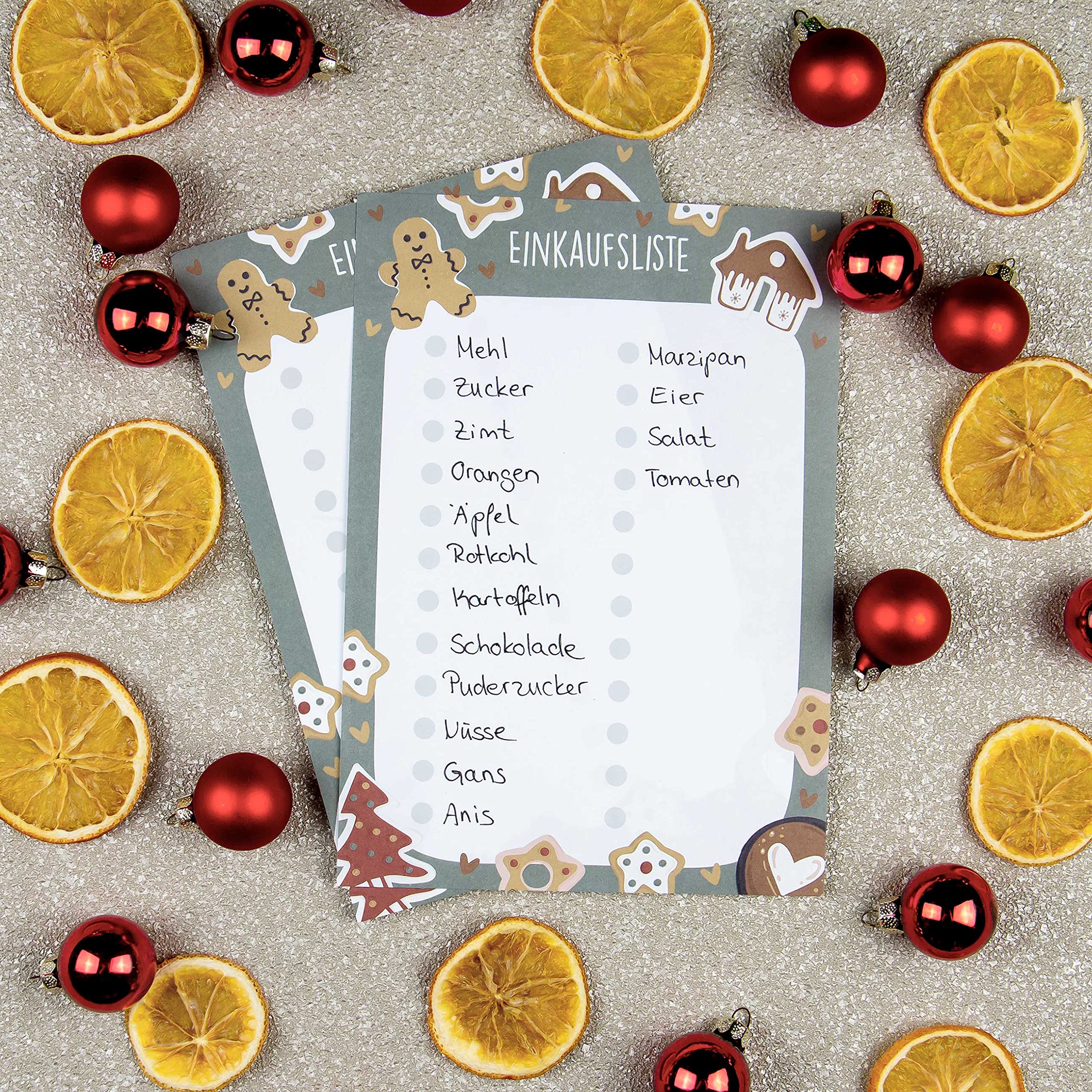 Christmas Planner Set of 3 DIN A5 3 Notepads for Notes, Shopping & To-Do Lists Diary for Christmas - Image 3