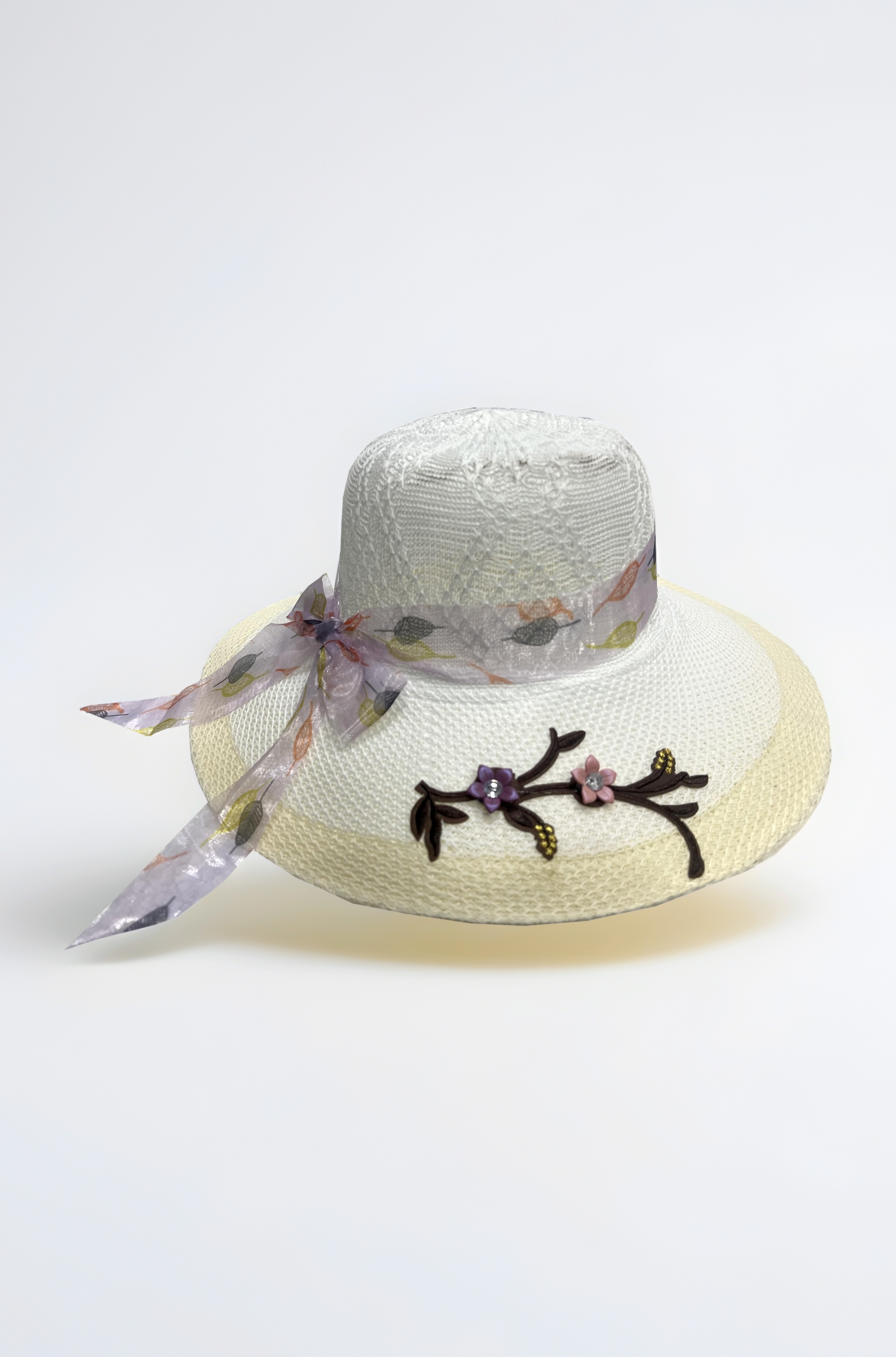 INFISPACE Women's Wide Brim Fedora/Tribly Summer Beach Hat