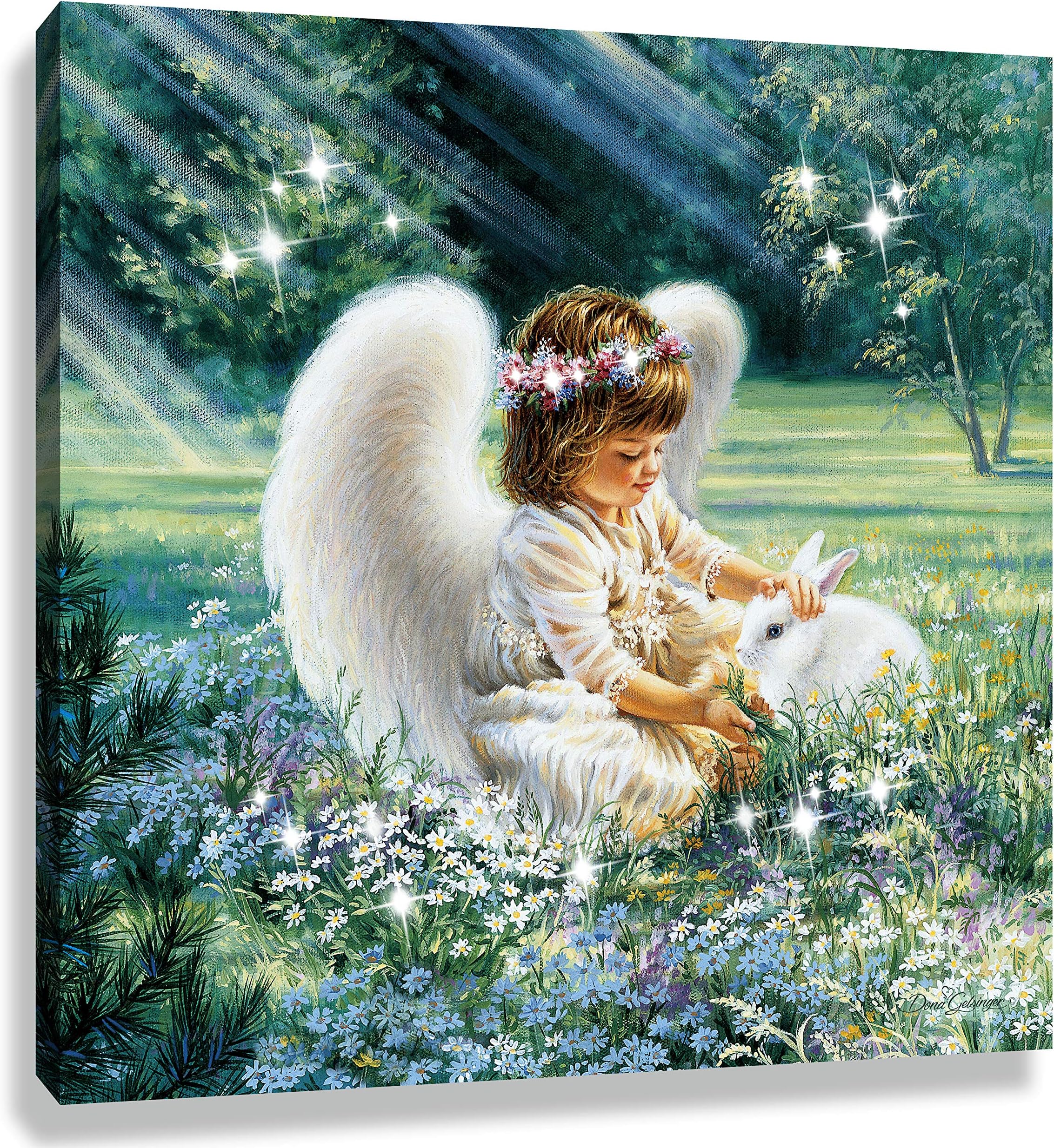 Angel's Care Pizazz Print with Swarovski Crystals, Multi