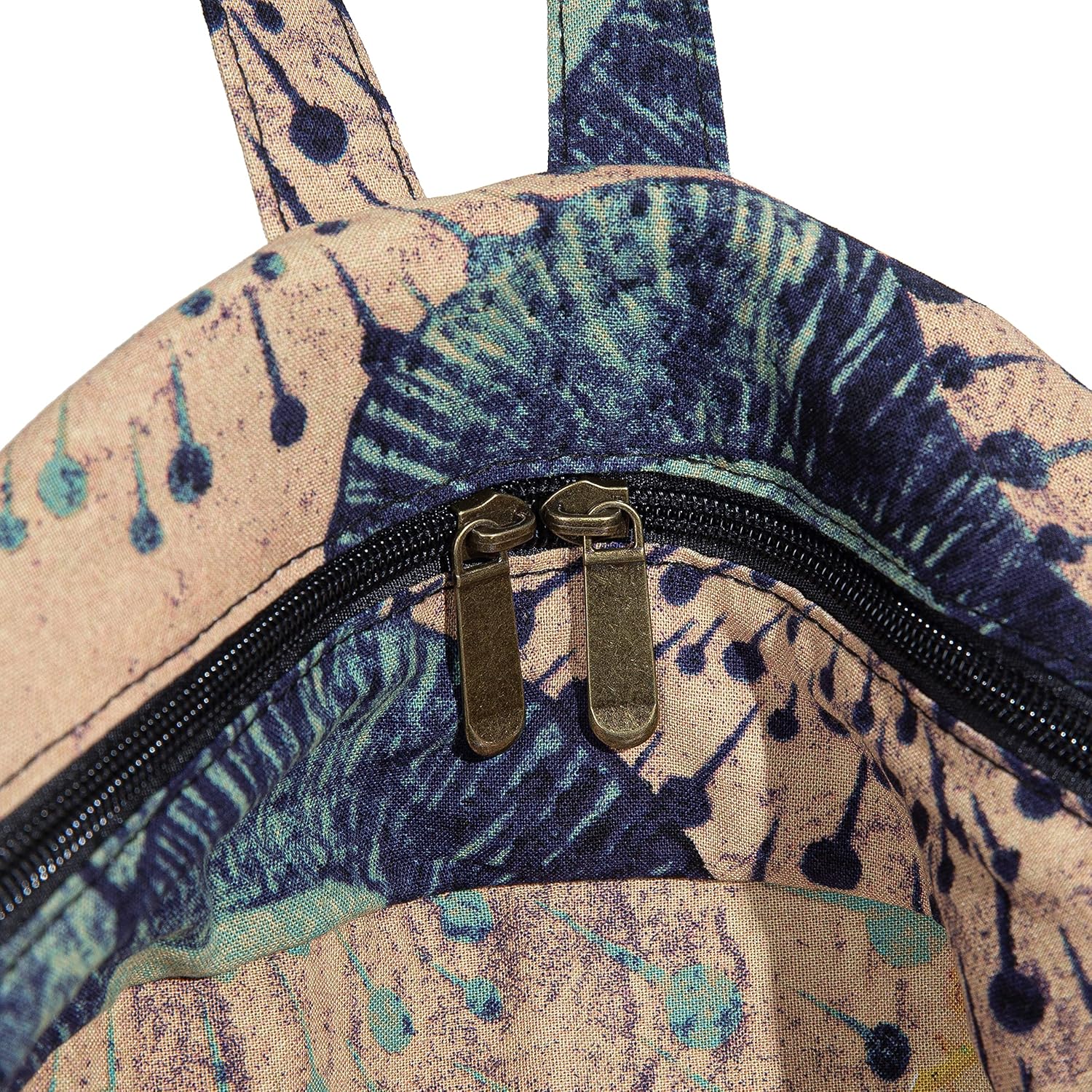 OPQRSTU Women Hippie Hand Bag Large Capacity Bohemian Bag Portable Tourist Fashion Backpacks (Khaki) - Image 9