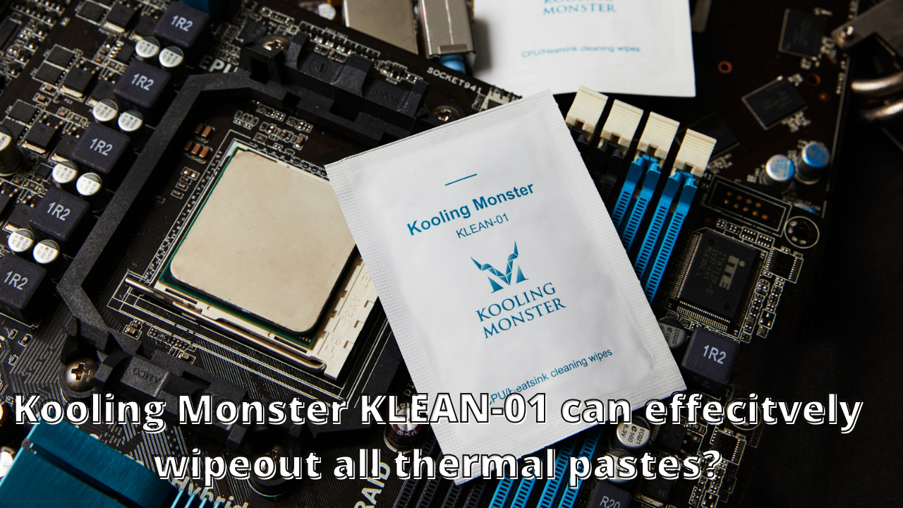 Amazon.com: Kooling Monster KLEAN-01, Thermal Paste Remover, No