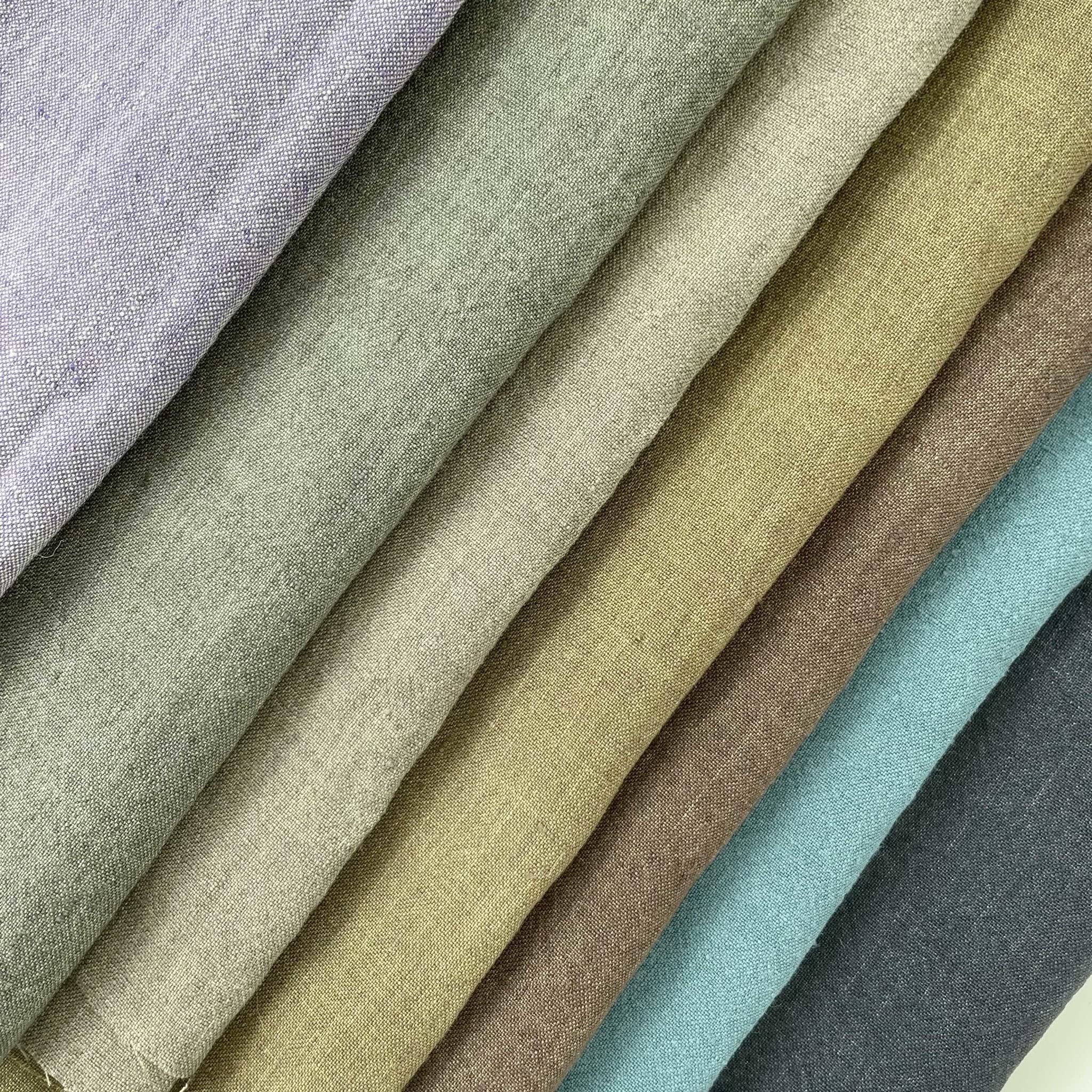 High Twisted Linen Fabric 14s Medium Weight 6373 6374 6562 6311