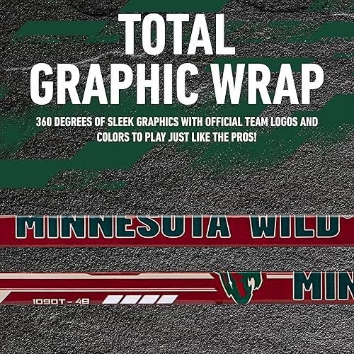 Vista 218 de Franklin Sports NHL Team - Palo de hockey callejero de vinilo de 48 pulgadas Pittsburgh Penguins