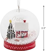 Vista 4 de Hallmark Cozy Holiday Wishes Snow Globe Christmas Ornament