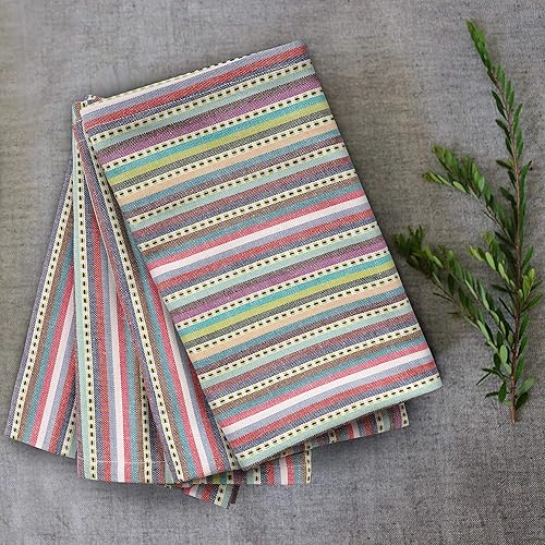 Miniatura 6 de Urban Villa Toallas de cocina, estampado de mariposas, multicolor, calidad premium, 100% algodón, esquinas ingletadas, (tamaño 20 x 30 pulgadas),