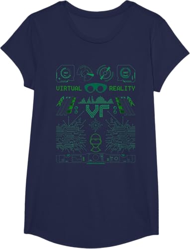 Miniatura 17 de Camiseta de realidad virtual VR Retro Gamers, Negro, S Negro,Azul Marino,Asfalto,Blanco,Azul Pastel,Arándano,Limón,Jaspeado Oscuro,Gris