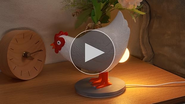 BUMP OF CHICKEN　LAMP OkiyiD Chicken Egg Lamp, Funny Chicken Table Lamp, LED Egg