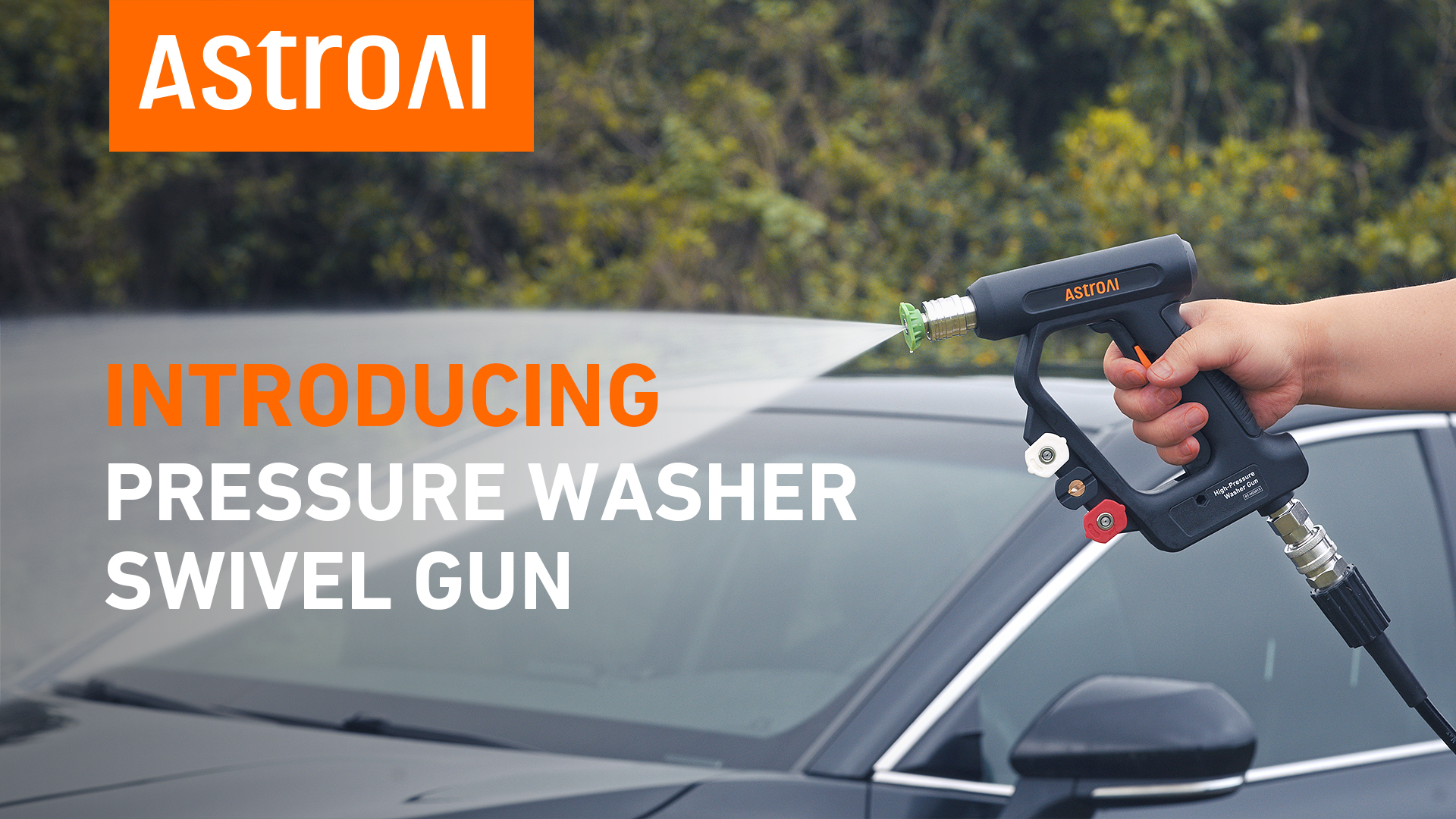 Amazon.com : AstroAI Short Pressure Washer Gun with Swivel - High