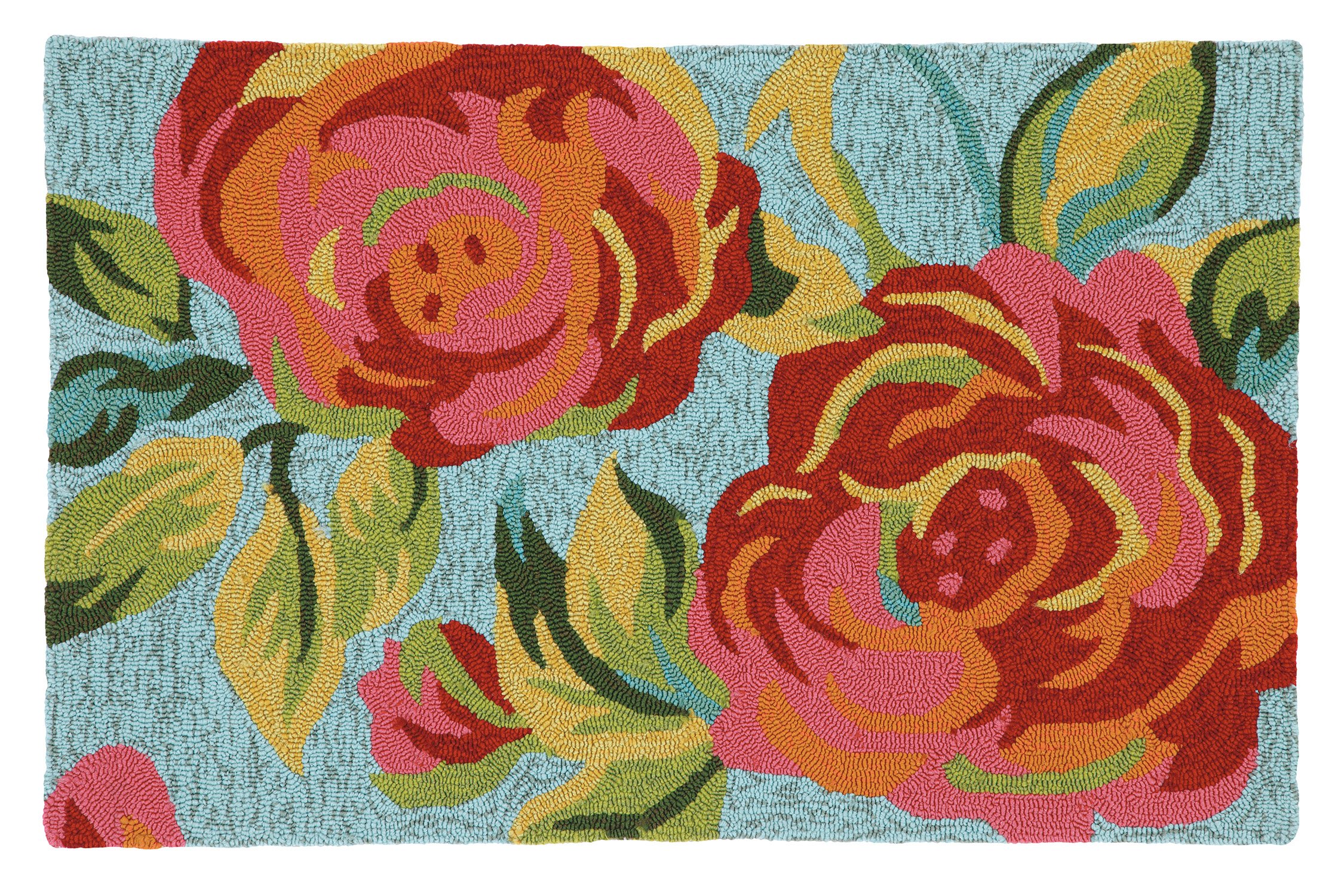 Company C Aphrodite Synthetic Accent, 2'x3' Area Rug, Lake