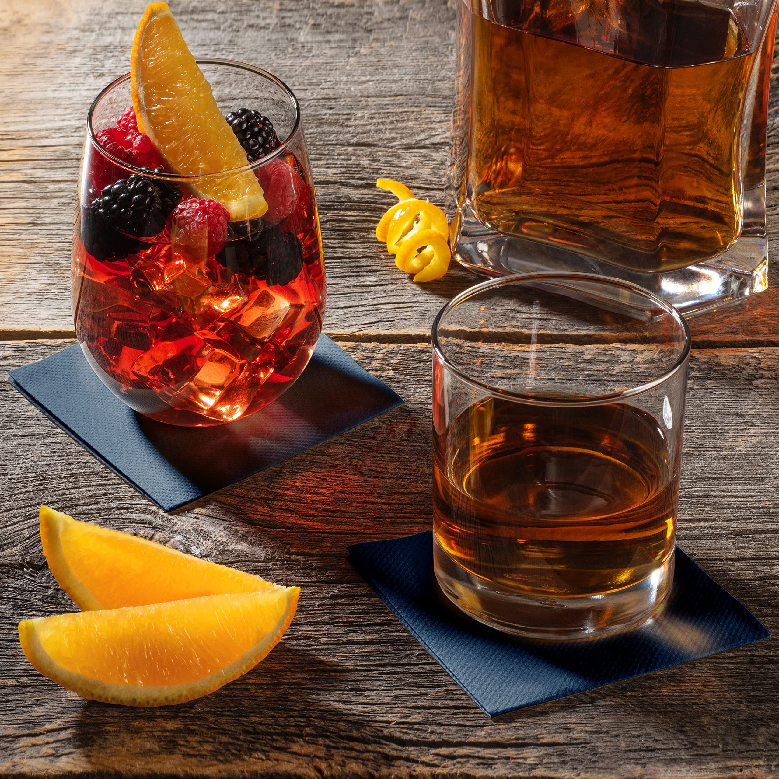 AH AMERICAN HOMESTEAD Cocktail Napkins, Linen-Like Disposable Beverage Bar Napkins, Bulk Square Napkins, Everyday Napkins - Image 4