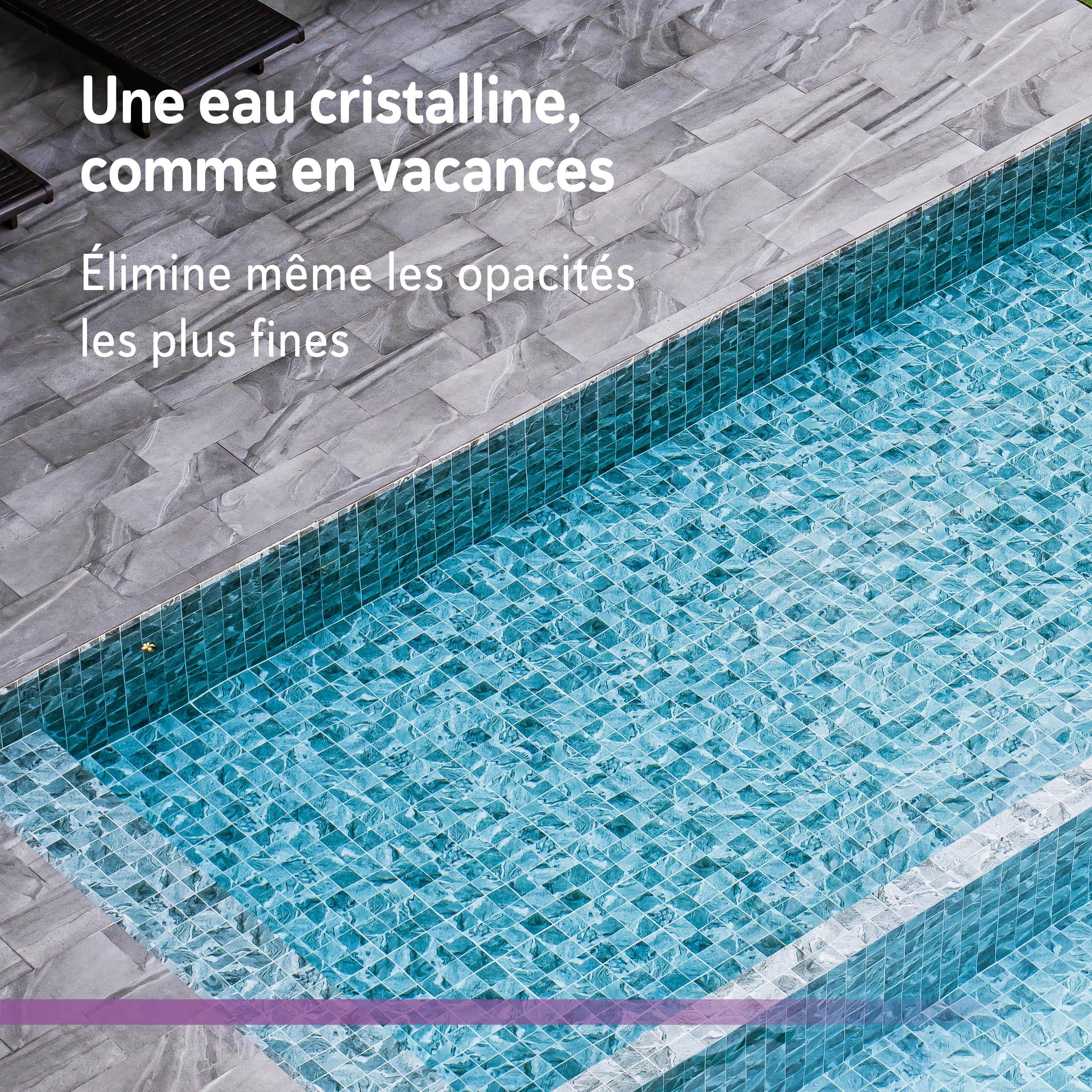 Superflock Liquide 10 L – Floculant Haute Performance pour Piscines – Clarifie l'eau Trouble – pour Filtres à Sable – Action Rapide et Efficace