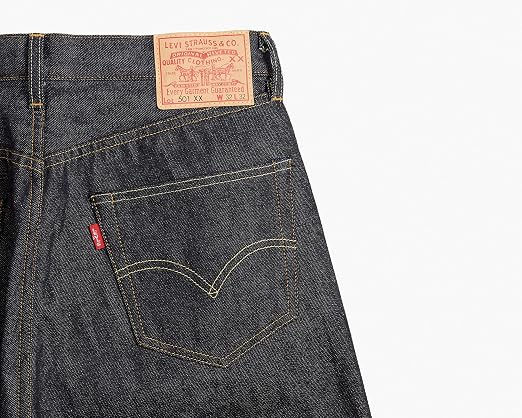 Levi´s Vintage Clothing Jeans 501 1955 in tessuto rigido 50155-0055 Rigid  A9264 V2 colore blu scuro, Rigid A9264 V2, 33W x 34L : Amazon.it:  Abbigliamento