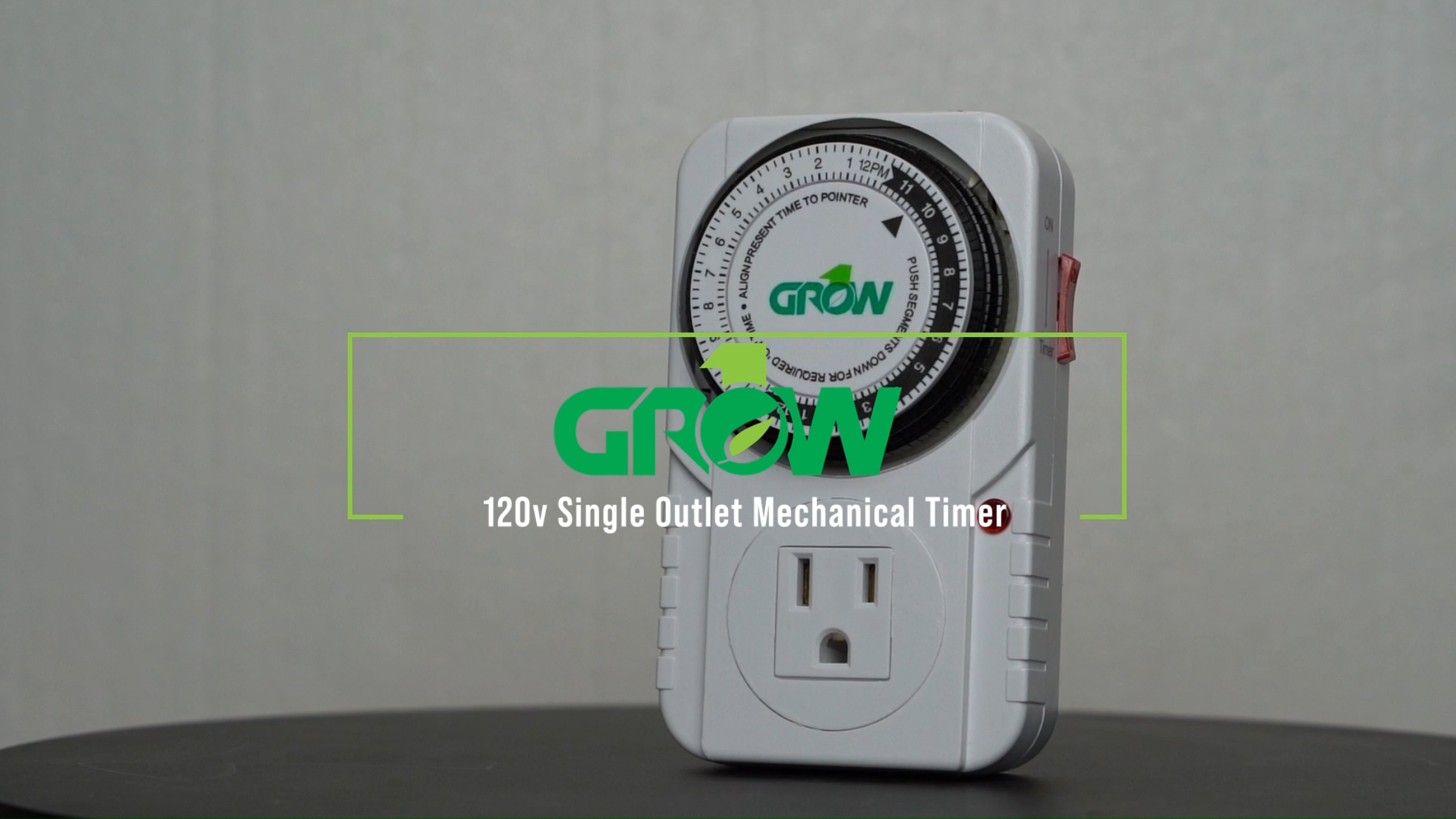 Grow1 120V Single Outlet Mechanical Timer - Image 5