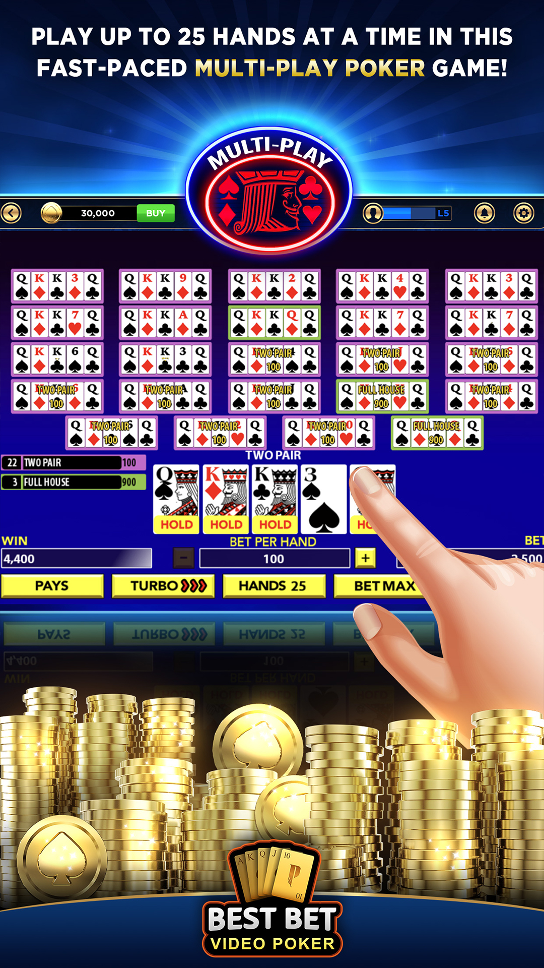Best Bet Video Poker Free Video Poker App on Amazon Appstore
