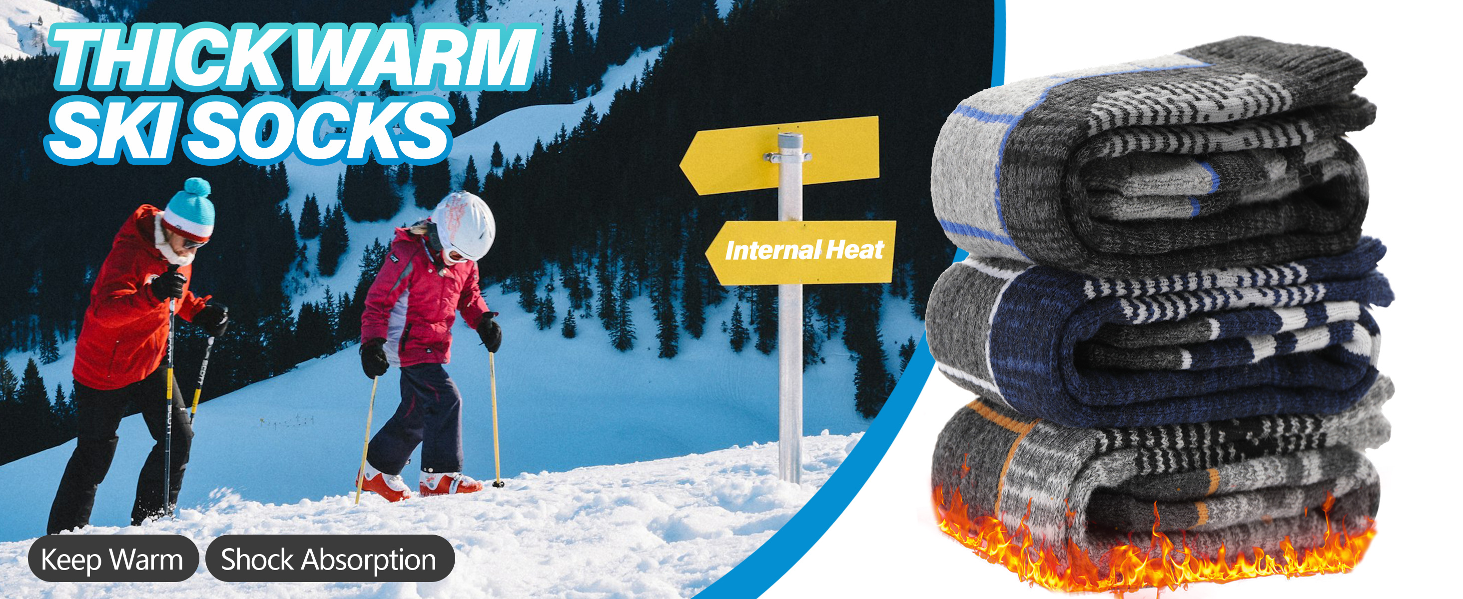 Amazon.com: Anlisim Merino Wool Ski Thermal Unisex Socks for Men