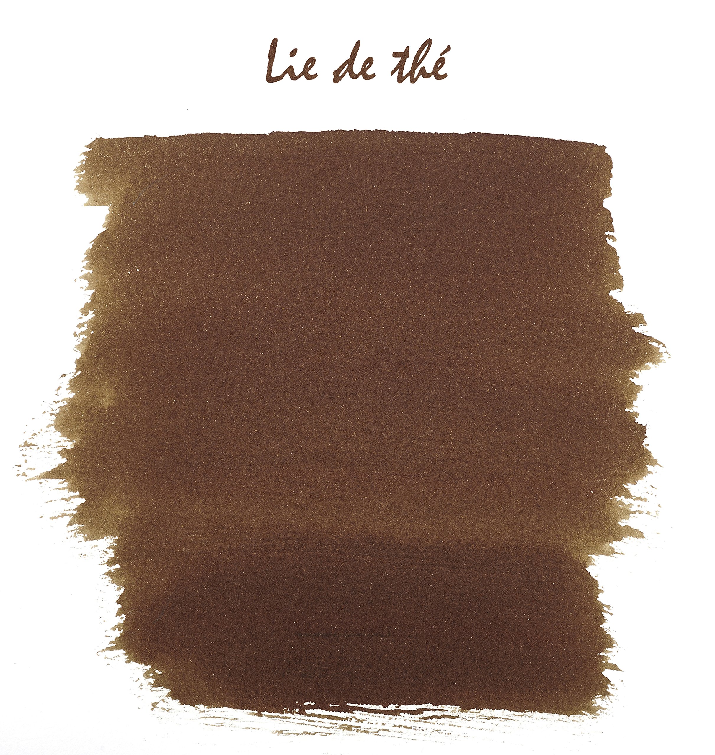 Jacques Herbin 11544T, Writing and drawing ink, Fountain pens and rollerballs, Lie de the/ Tea leaves colour, 10 ml - Image 2