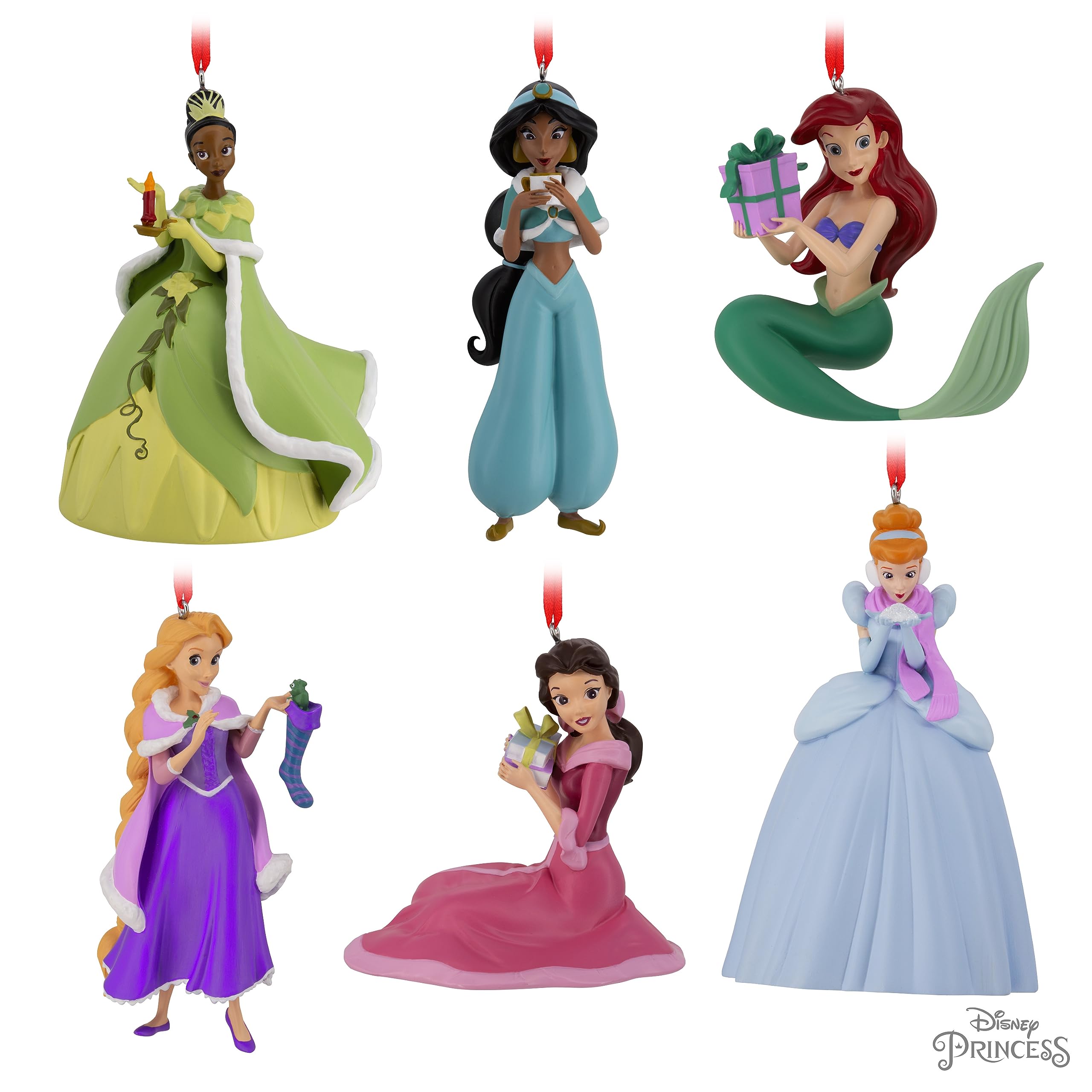 Amazon.com: Hallmark Disney Princess Christmas Ornaments, Set of 6 : Home & Kitchen Amazon.com: Hallmark Disney Princess Christmas Ornaments, Set of 6 : Home & Kitchen