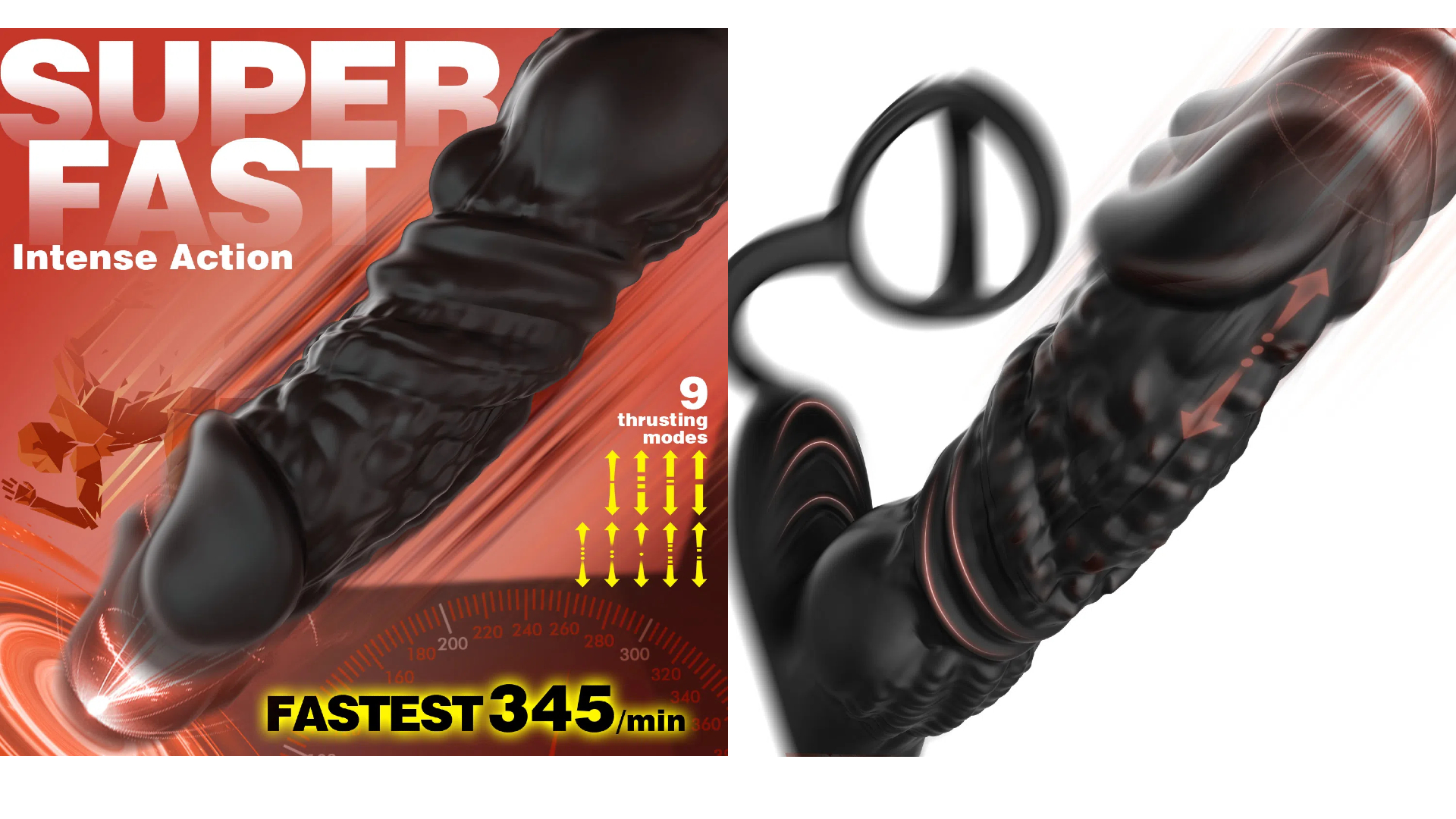 Amazon.com: Fast Thrusting Prostate Massager Anal Vibrator for Men, 6-in-1 Vibrating  Male Anal Toys with Silicone Cock Ring, Thrusting Anal Dildo Adult Sex Toy  with Remote Control and APP : Health &