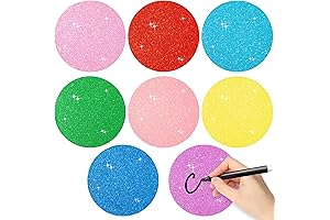 Sparkle Circle Die Cuts for DIY Classroom and Kids Craft Projects