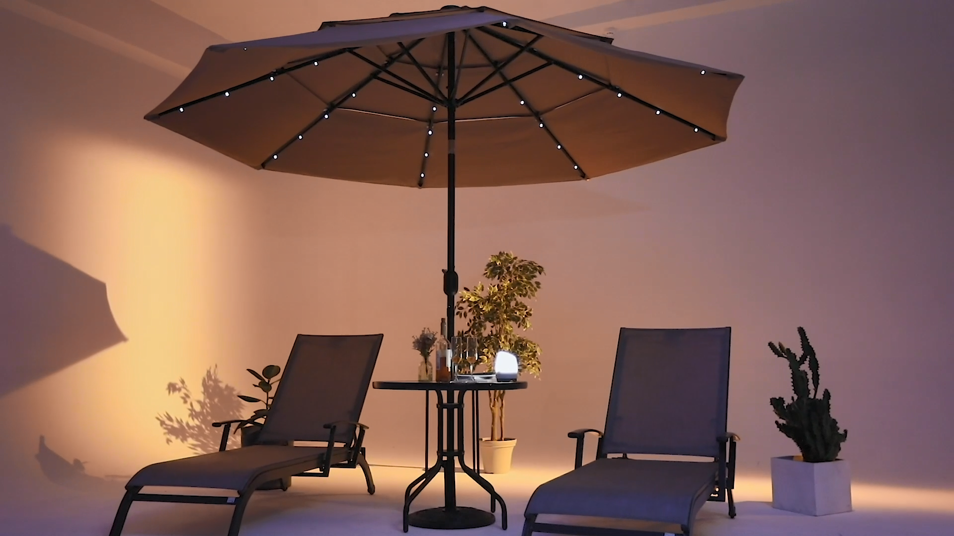cheap patio tables with umbrella hole Amazon.com: DIMAR GARDEN 32" Outdoor Coffee Table with Umbrella Hole, Patio  Square Side Bistro Table with Glass Top, Black : Patio, Lawn & Garden