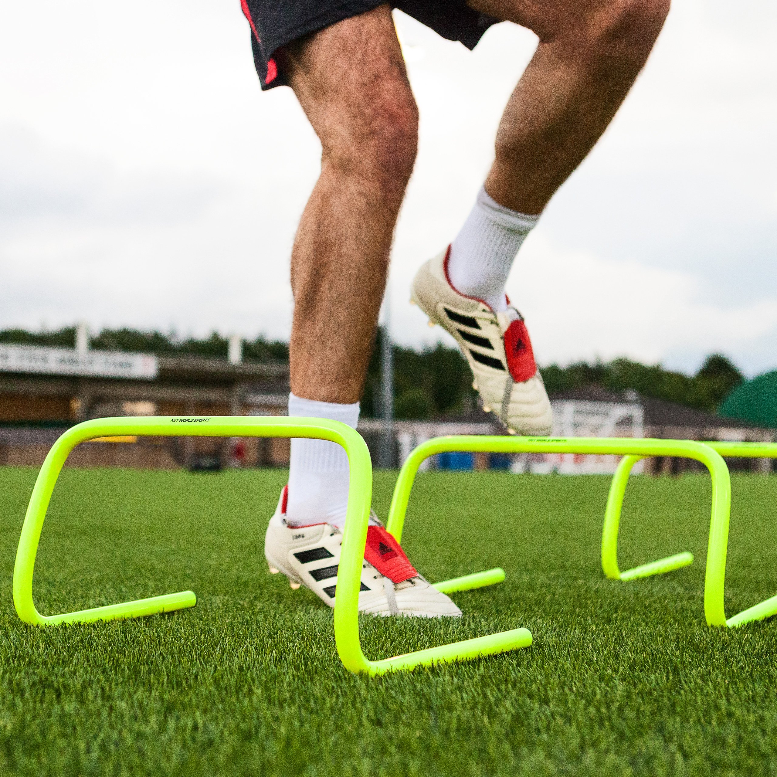 Forza Agilidad Vallas | Pack de 6 Vallas de Entrenamiento | Tres Alturas Diferentes Disponibles - [Net World Sports] (6")