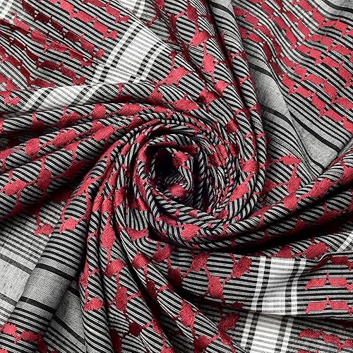 Miniatura 4 de Bufanda Shemagh de gran calidad, de gran calidad, para árabe, militar, táctica, desierto, bufanda (48 x 48 pulgadas)