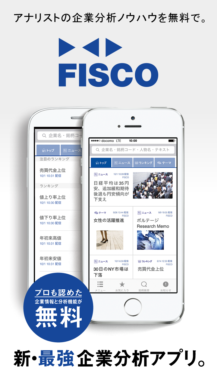 FISCO-Stock information, Corporate analysis - App on the Amazon Appstore