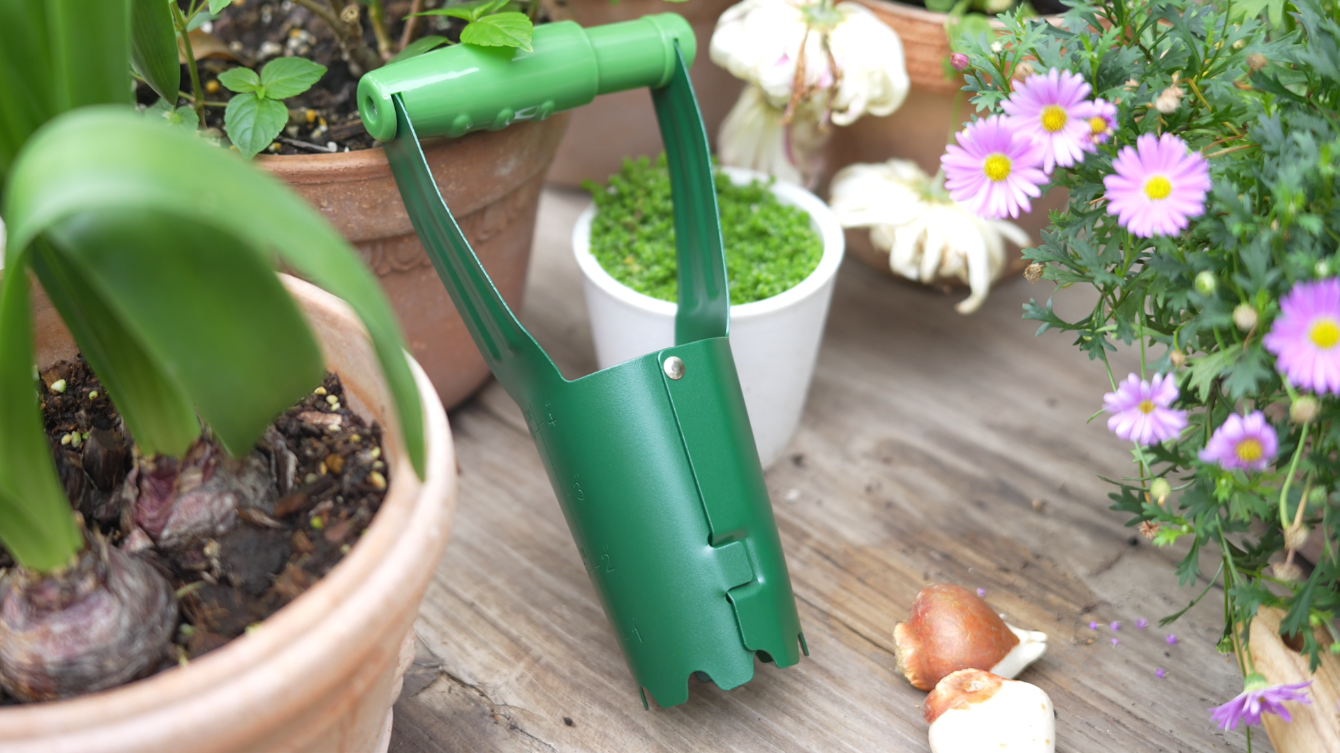 Herramienta para plantar bulbos con profundidad 4 pulgadas miniatura 7