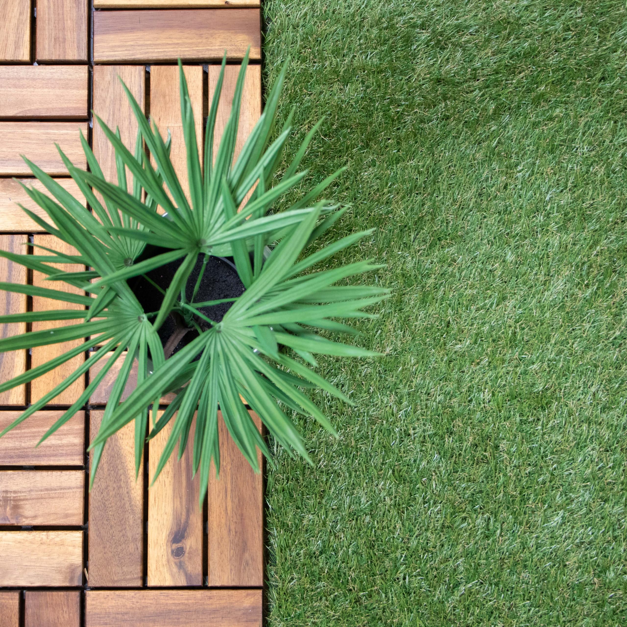 Primaflor Kunstrasen Rio | 2,00m x 6,00m | Rasen-Teppich 37mm für Garten, Balkon & Terrasse | Outdoor Bodenbelag | Wasserdurchlässig | UV-stabil | naturgetreu | kinderfreundlich