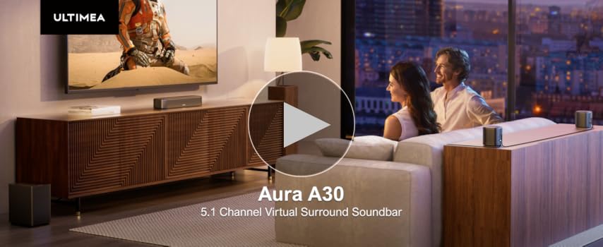 ULTIMEA 5.1ch Sound Bar for Smart TV, Virtual Surround Sound