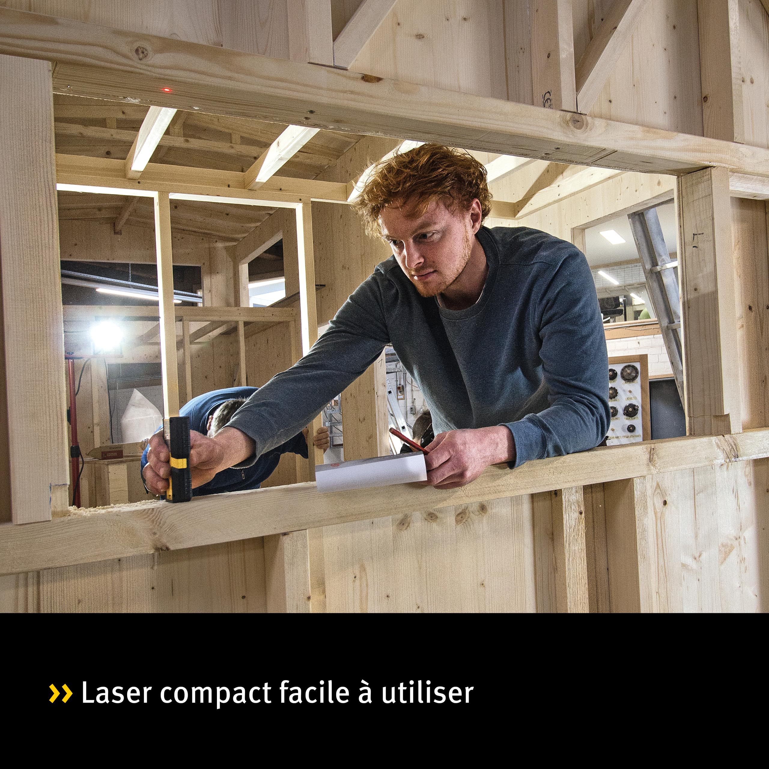 STABILA Télémètre laser LD 250 BT de, Bluetooth Smart 4.0, zone de mesure max. 50 m, 4 fonctions de mesure (entre autres surface et volume), IP 54, piles incluses (2x AAA)