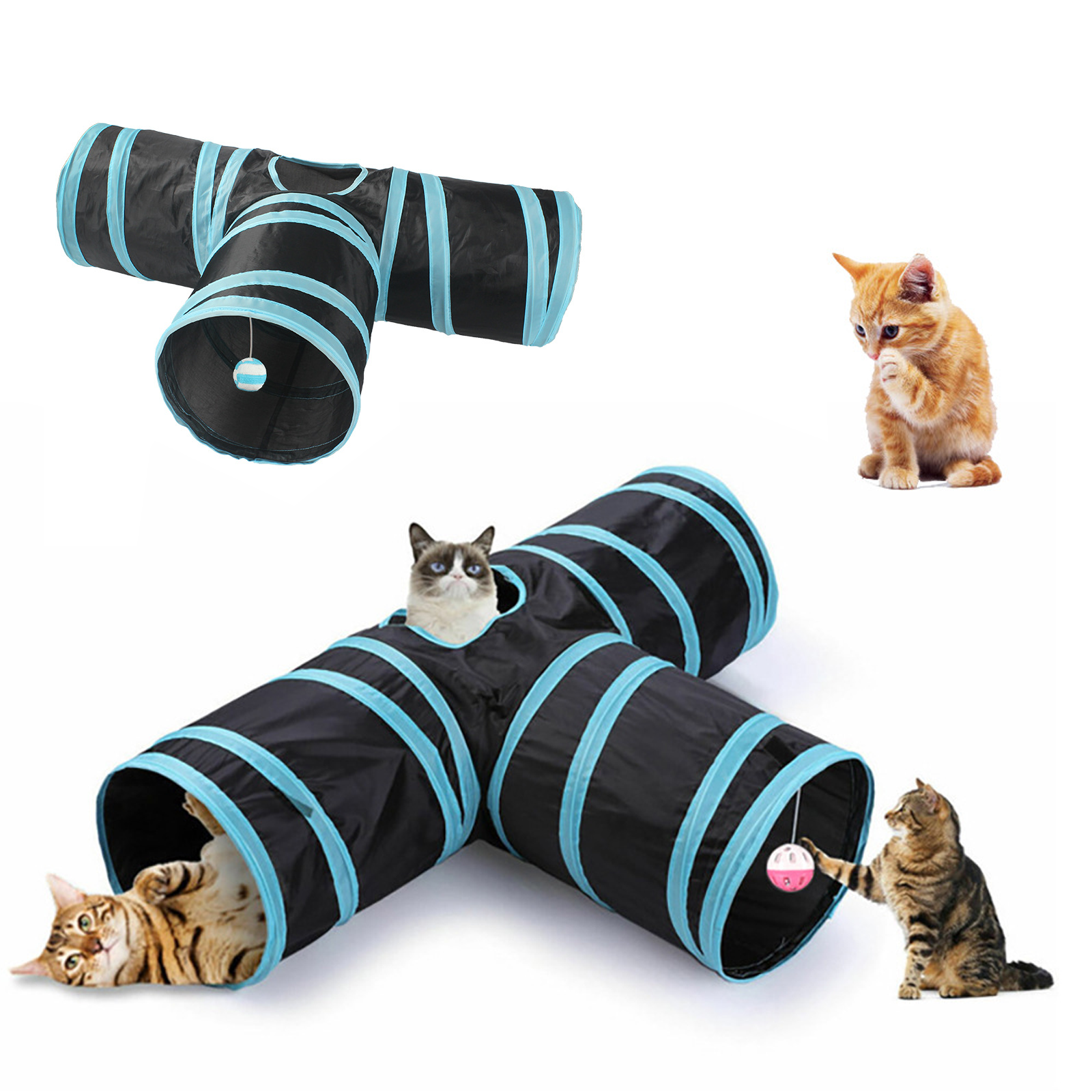 Amazon | トンネルペット用の おもちゃ トンネル ペット玩具, 猫