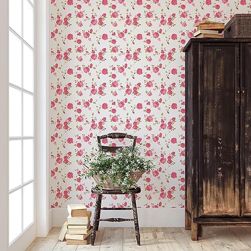 Miniatura 2 de Papel pintado Rosa Rosa