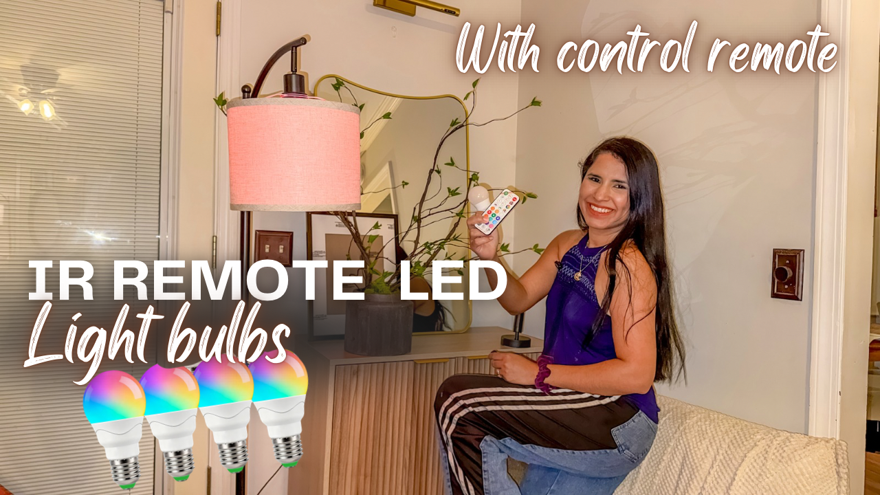 Ir remote light bulbs for vibrant moods at home