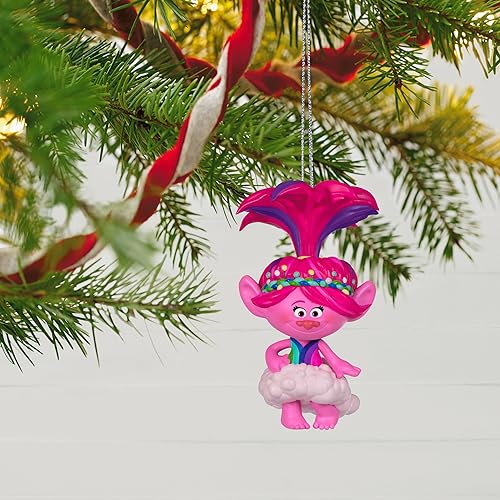 Miniatura 6 de Hallmark Keepsake Adorno navideño 2023, DreamWorks Animation Trolls Band Together Poppy, regalos para niños