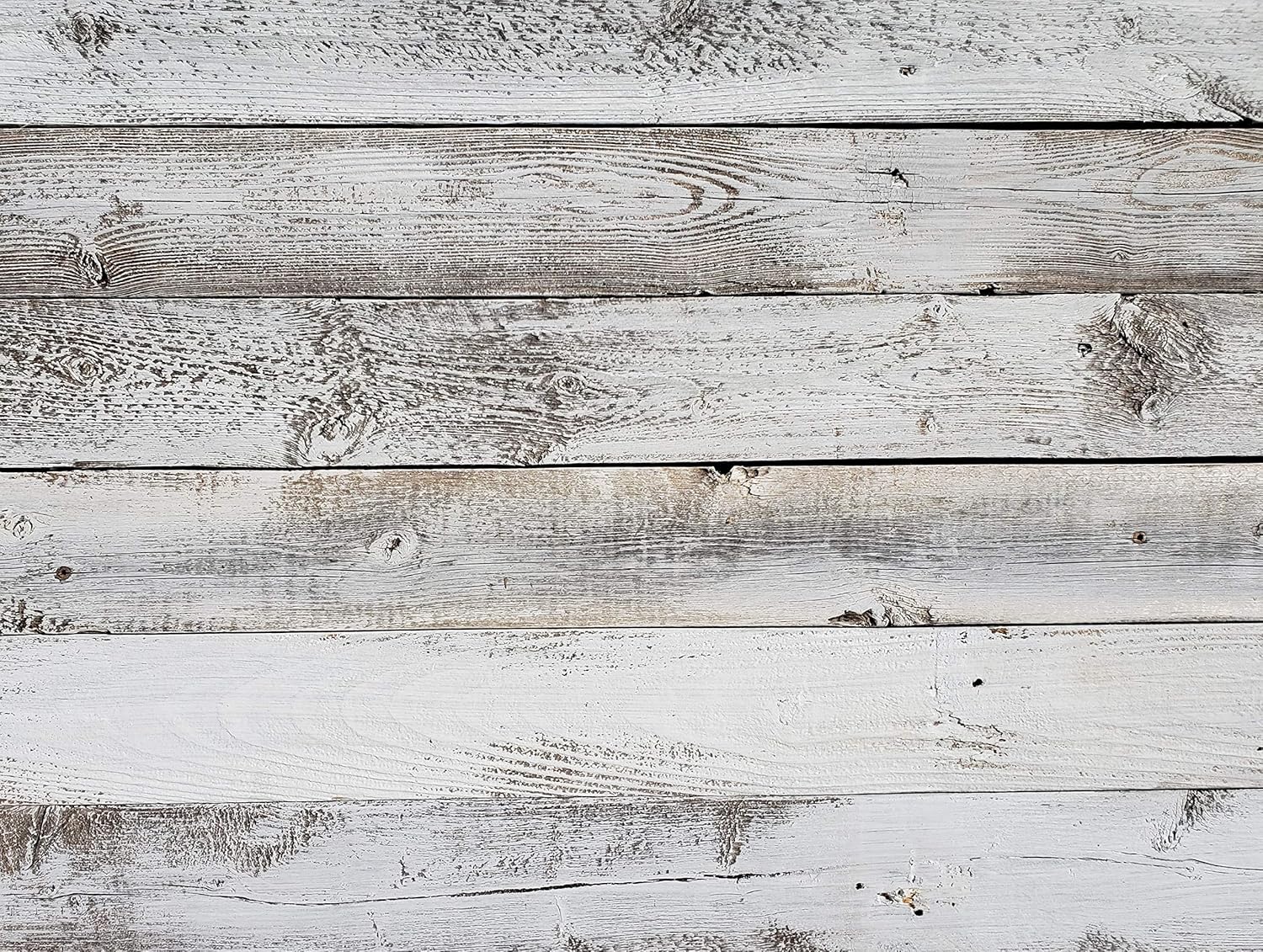 50% оƒƒ Dіѕсоunt Rockin' Wood Real Wood Peel & Stick 2 & 4 Foot Length Rustic Reclaimed Barn Wood Accent Paneling Planks for Walls, White Wash, 23 Square Feet