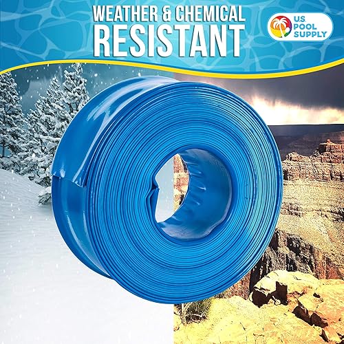 Miniatura 15 de U.S. Pool Supply Manguera de retrolavado para piscina de 2 "x 100 pies, manguera de drenaje de piscina, manguera de drenaje, manguera de descarga