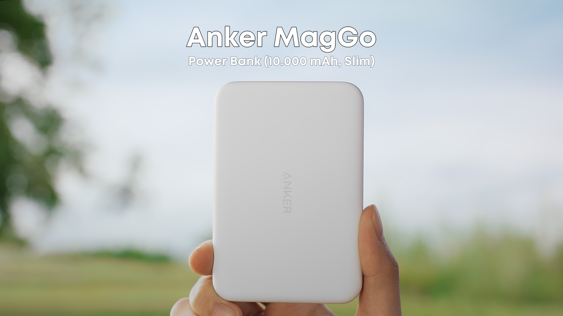Anker MagGo Power Bank, Bateria Magnética Ultra Fina de 10.000mAh