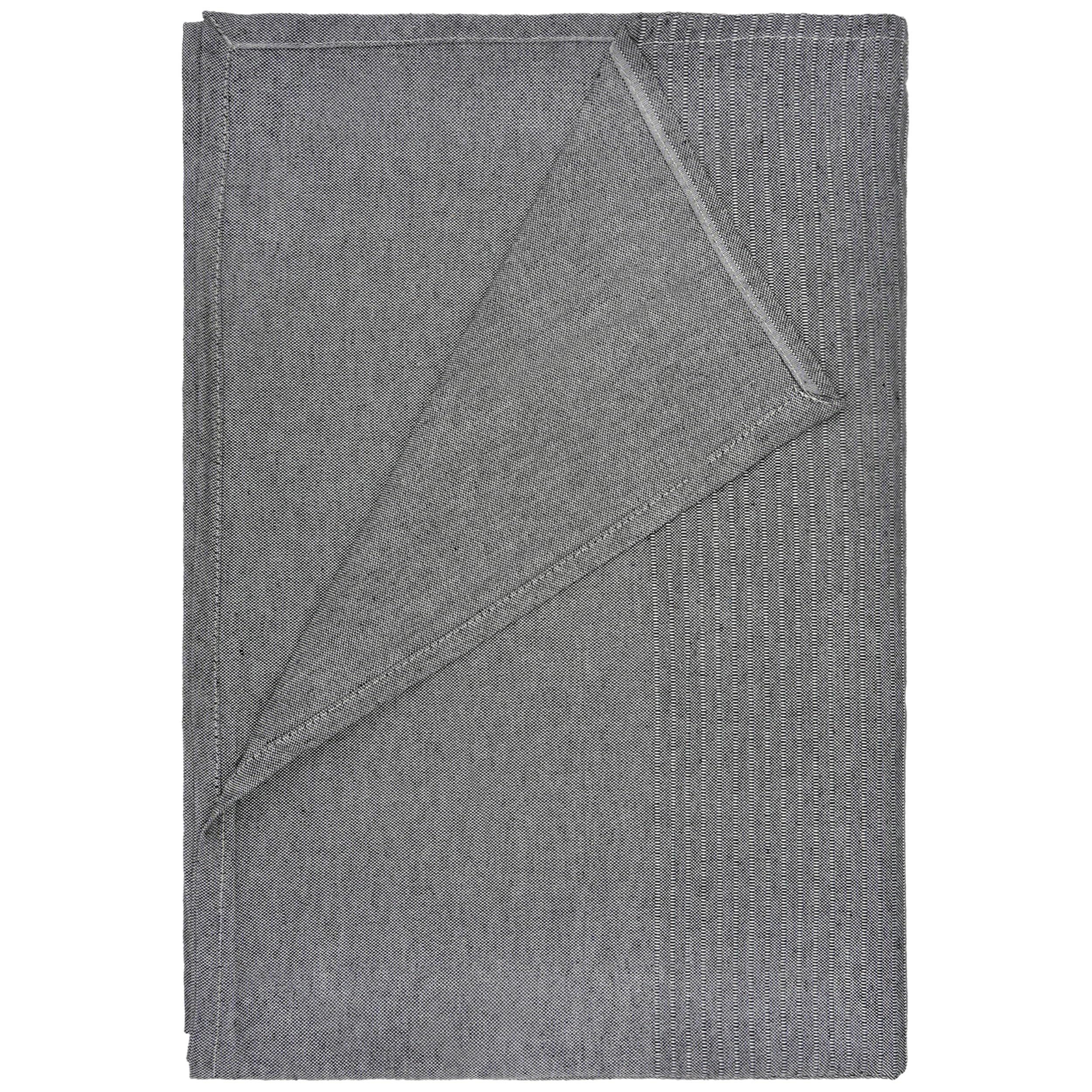 H HANSEL HOME Colcha Multiusos para Hogar, Cubre Sofá de Algodón Poliéster, Suave y Transpirable, Plaid Sofá Ideal para Decoración - 180x260cm, Gris Fuerte