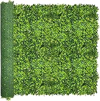Vista 31 de Pantalla de Pared de Valla de Privacidad de Hiedra Artificial, 40 x 120 pulgadas, anti rayos UV, telón de fondo de vegetación falsa de hiedra, setos